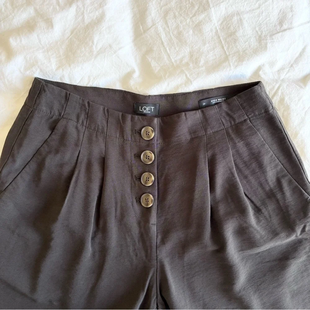 Dark brown Loft Trousers size 2p - Picture 5 of 9